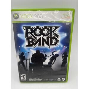 Rock Band (Microsoft Xbox 360, 2007) - Tested